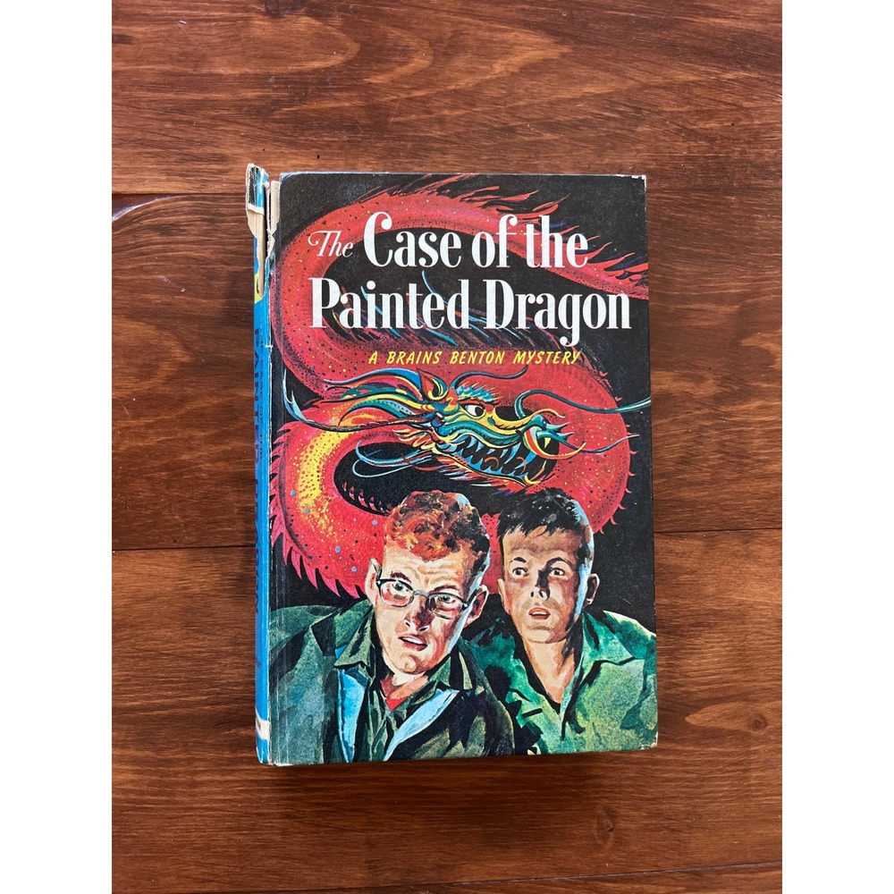 The Case of the Painted Dragon Brains Benton‎ Mystery Book Whitman 1963